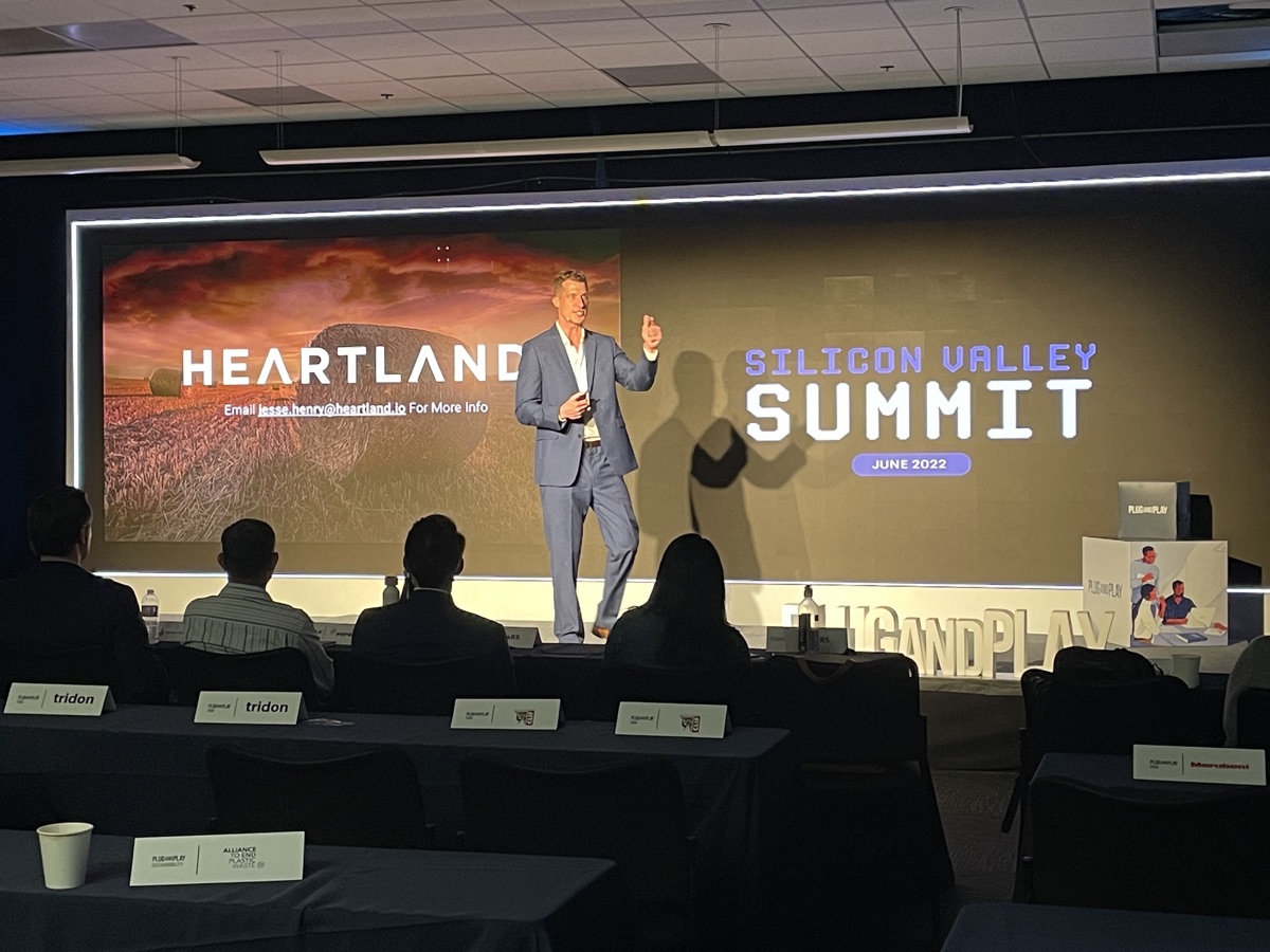 Jesse Henry speaking at Plug and Play Silicon Valley Summit