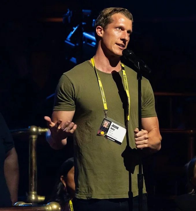 Jesse Henry speaking at TED Next