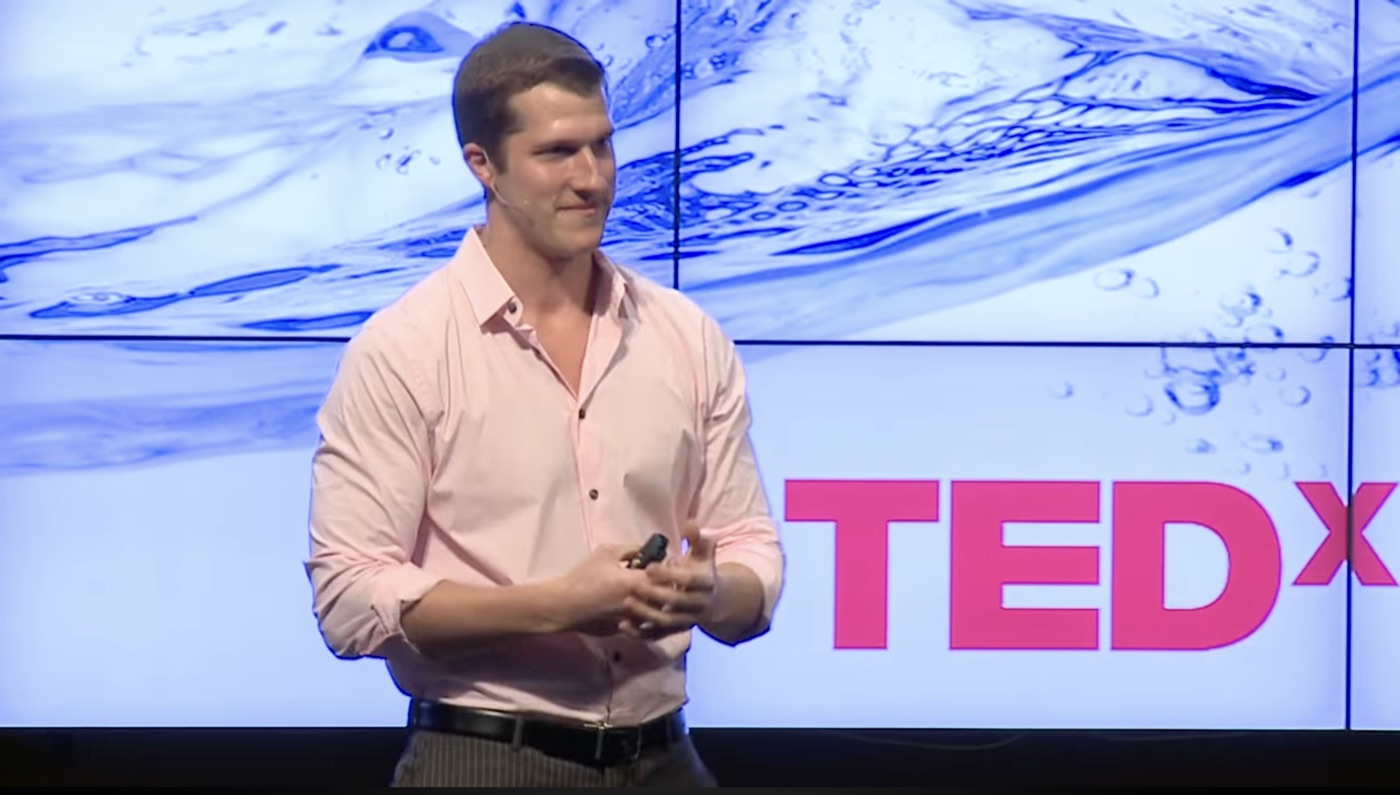 Jesse Henry on the TEDxFSU stage